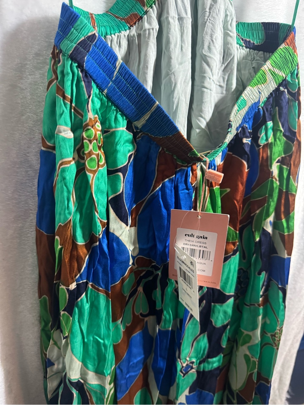 cult gaia Green Floral Cutout Midi Dress - Picture 10 of 11